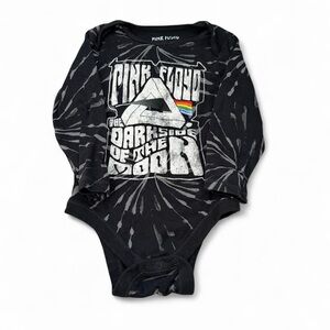 Pink Floyd black baby onesie 12-18m unisex